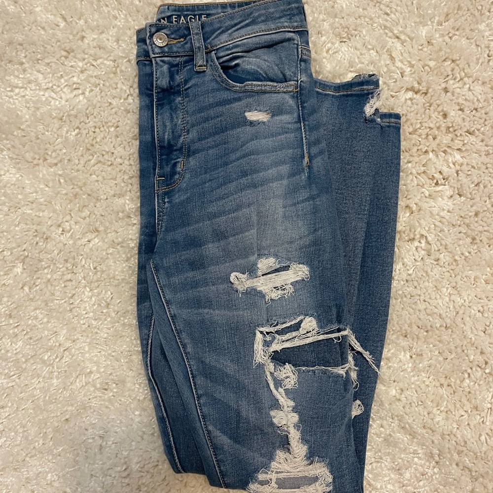 American Eagle Next Level Stretch Jeans Size 6 Regular Like New